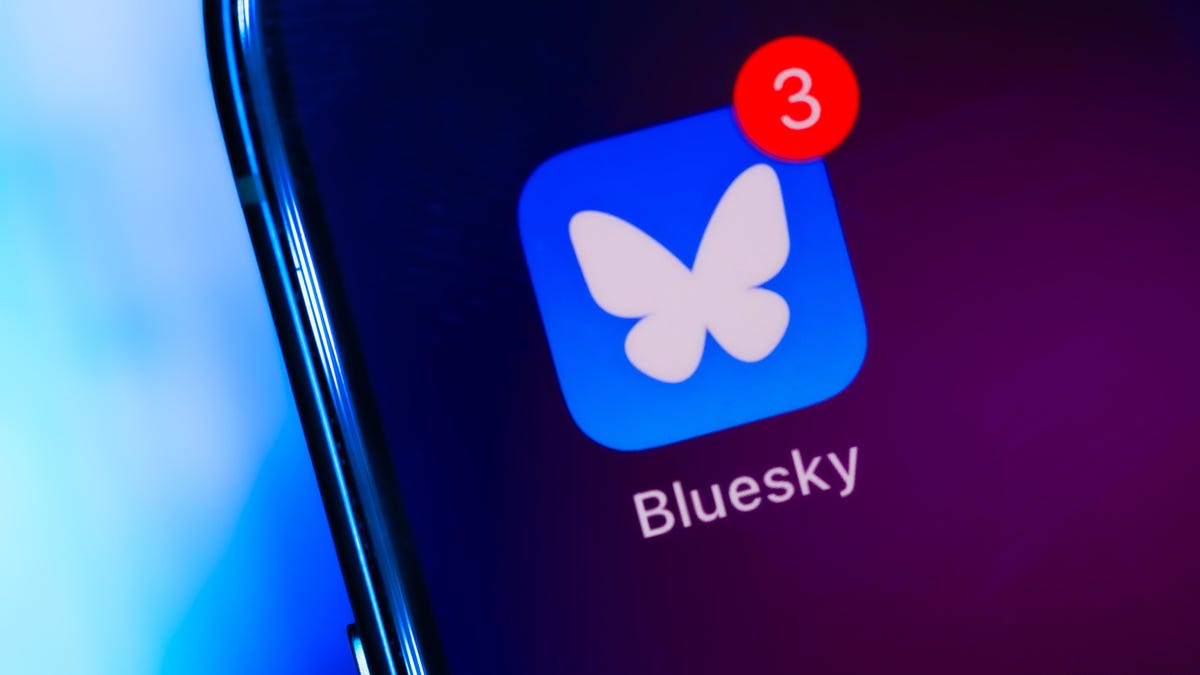 Bluesky social app icon
