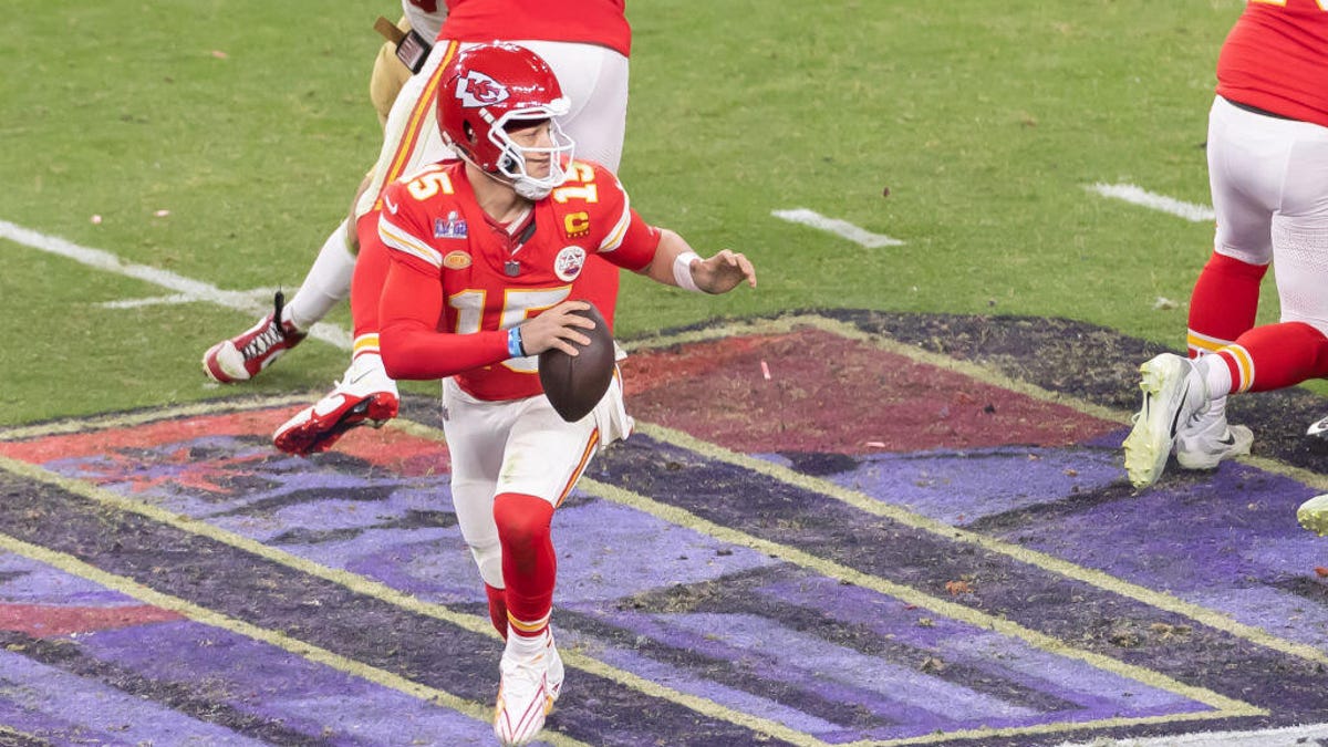 Patrick Mahomes of the Kansas City Chiefs
