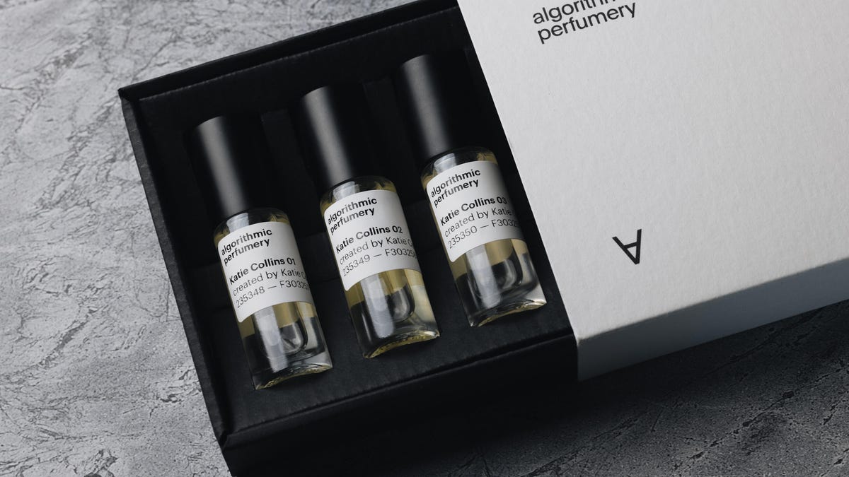 Image of a small spray bottle of perfume