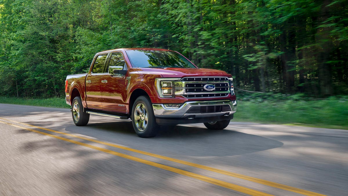 2021 Ford F-150 driving