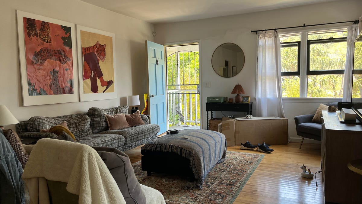 Living room before AI