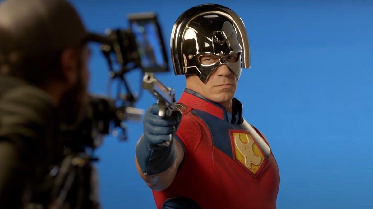 John Cena as Peacemaker in The Suicide Squad