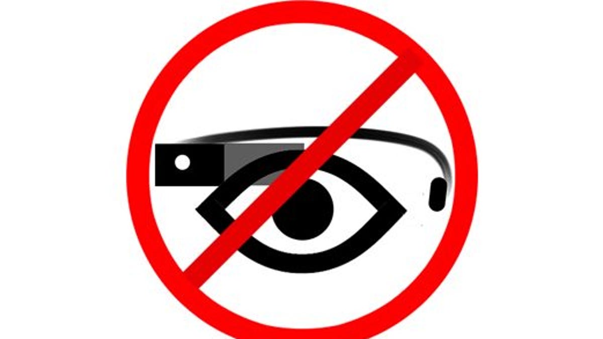 The 5 Point's Glass ban logo.