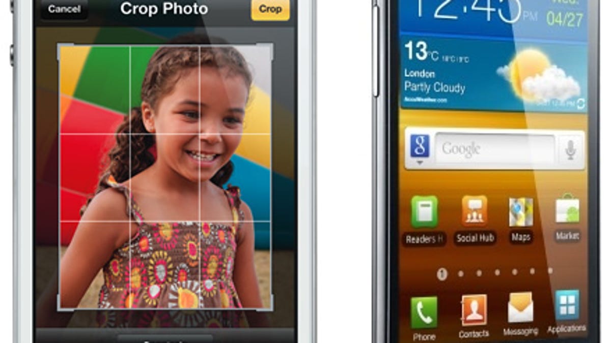 Apple's iPhone and Samsung's Galaxy S II