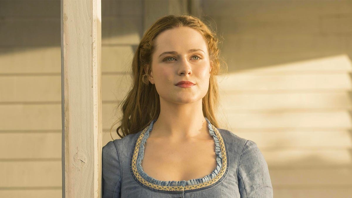 Evan Rachel Wood as Dolores in Westworld