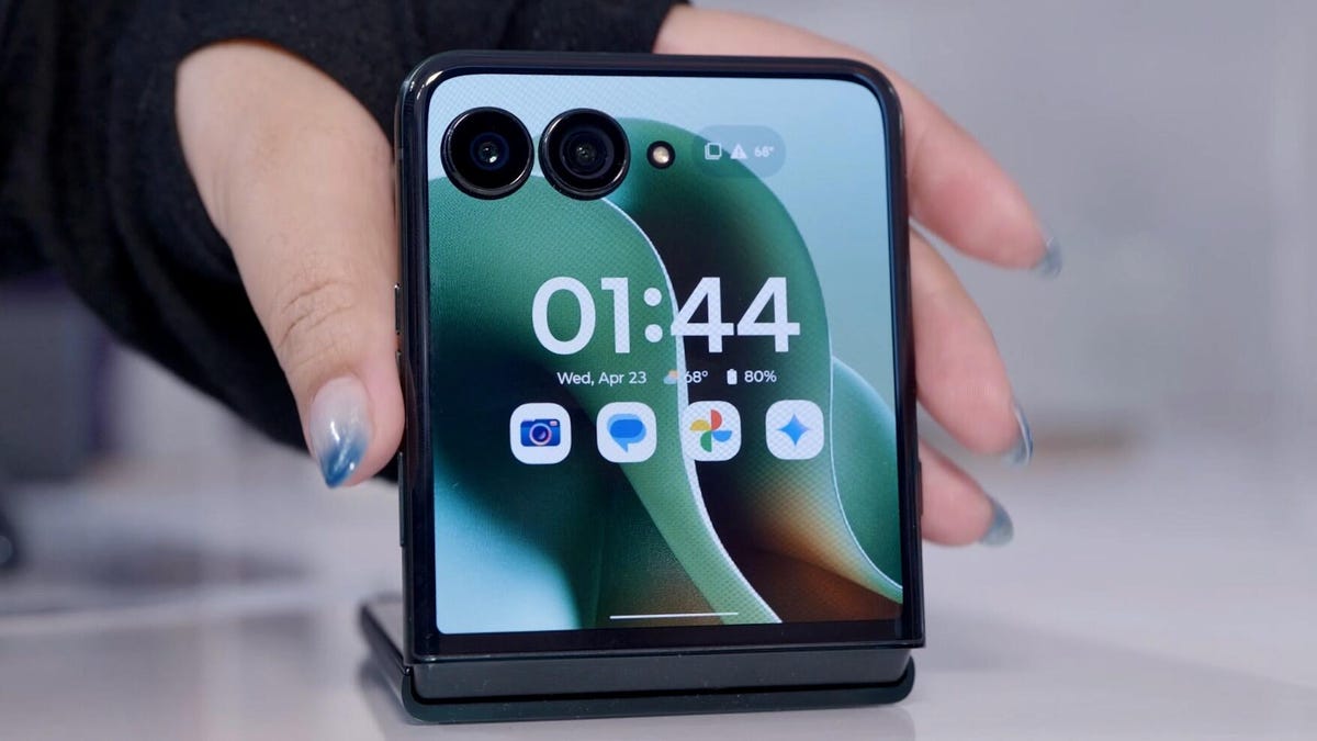 Three razr phones closed