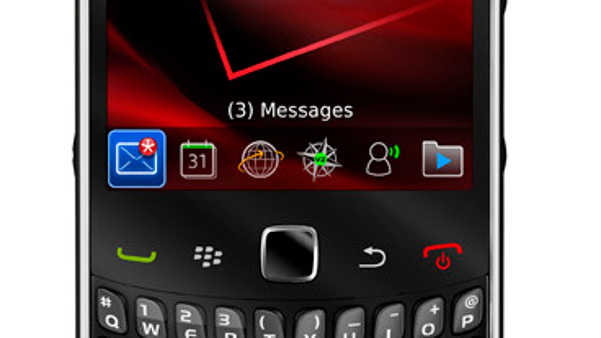 BlackBerry Curve 3G for Verizon Wireless