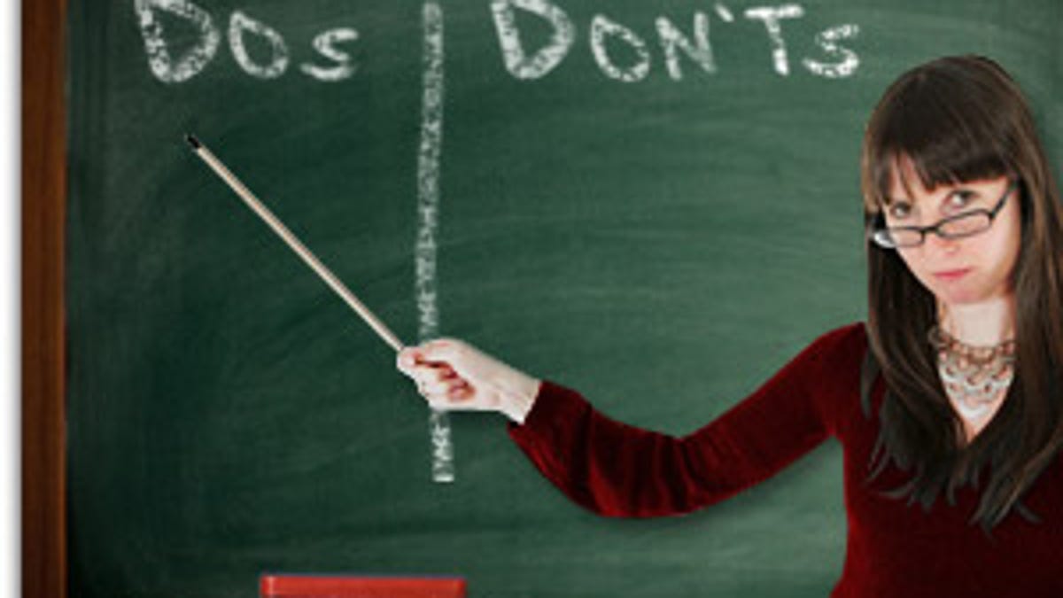 Jasmine's tech dos and don'ts