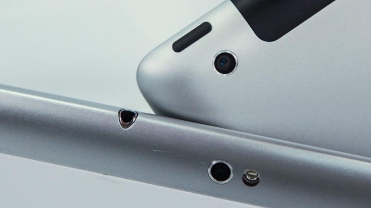 Samsung's Galaxy Tab 10.1 in front of Apple's iPad.