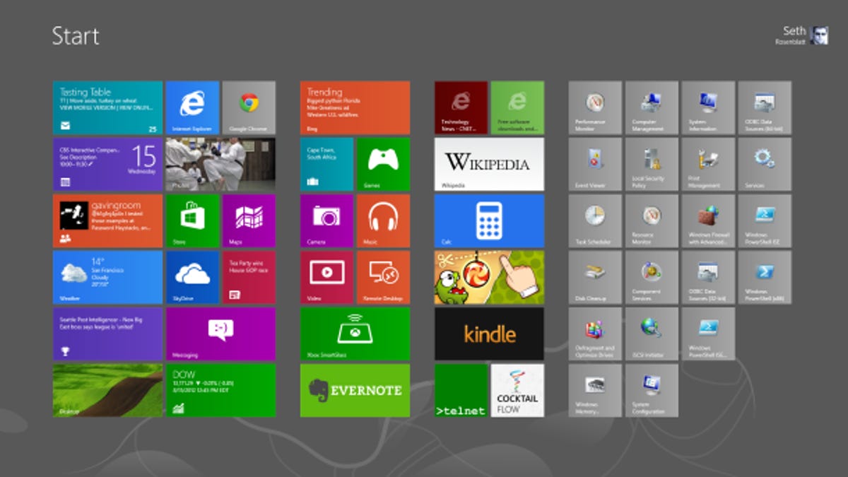 A look at Windows 8.