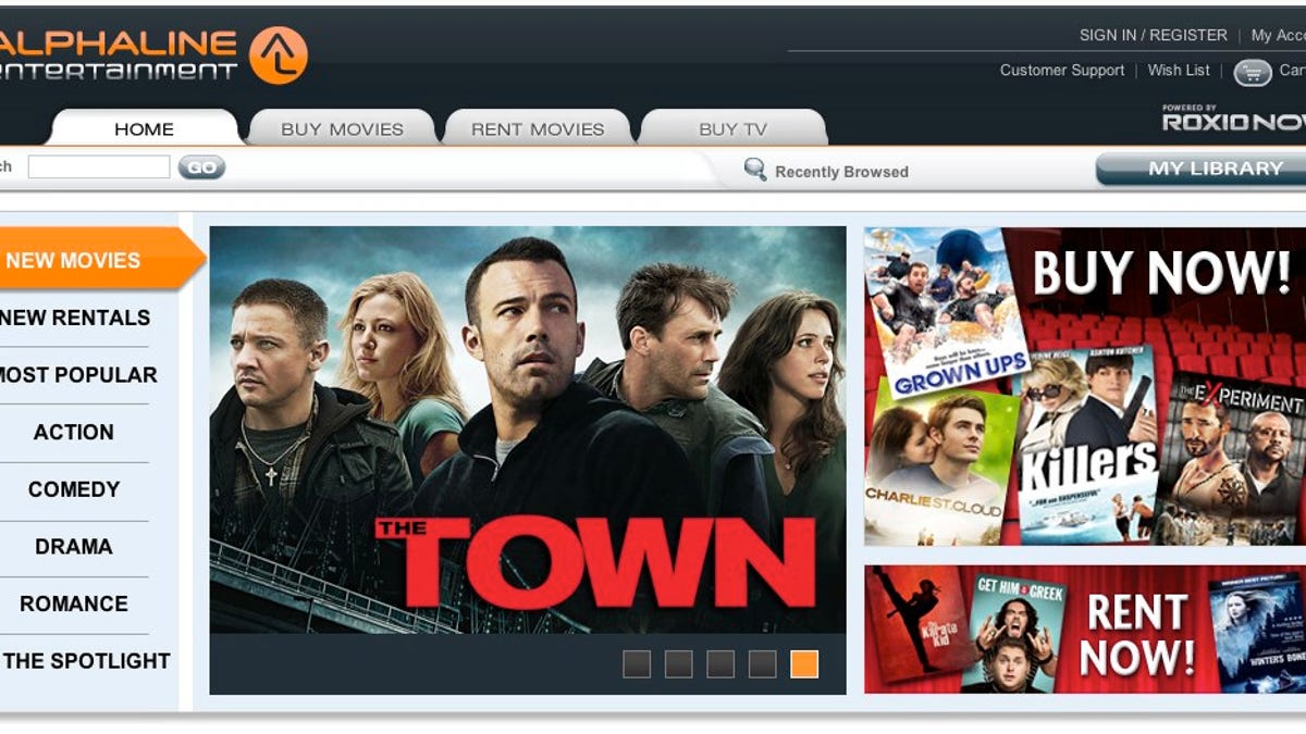 The new Alphaline Entertainment platform from Sears and Sonic Solutions.