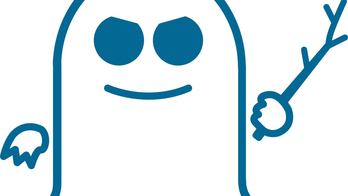 The Spectre logo -- a sinister looking cartoon ghost holding a stick. Intel's patch for the Spectre flaw is causing its own problems on computers, so Microsoft has released an update that disables it.