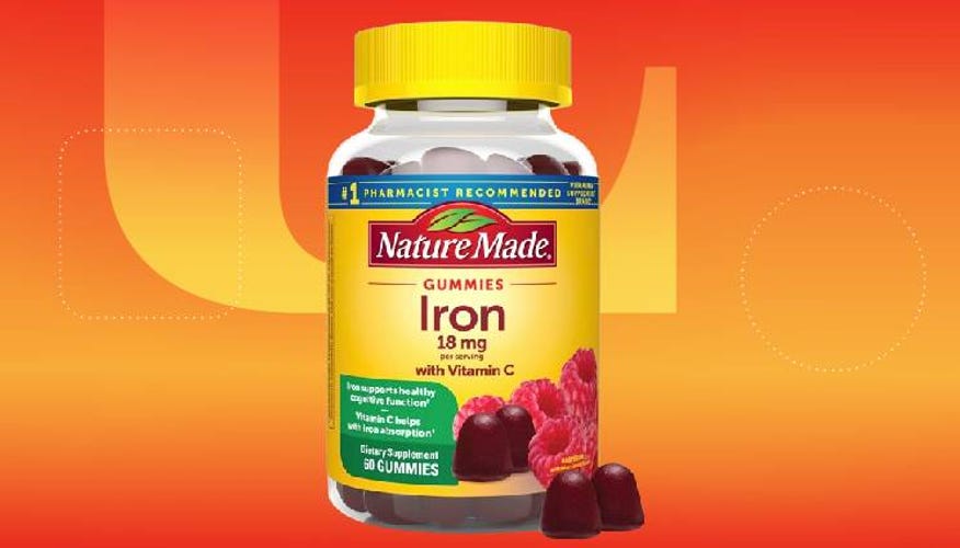 Nature Made Gummy Iron Supplement bottle