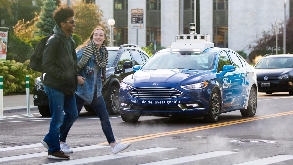 Ford autonomous vehicle prototype