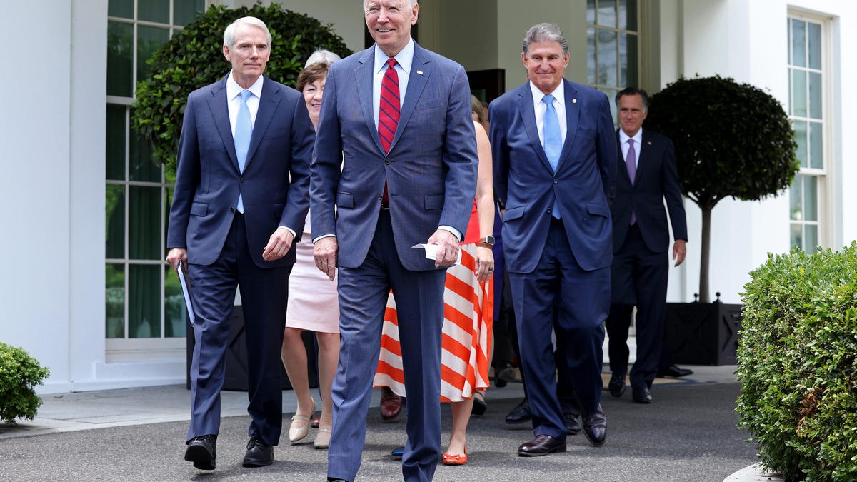 President Biden announces infrastructure deal