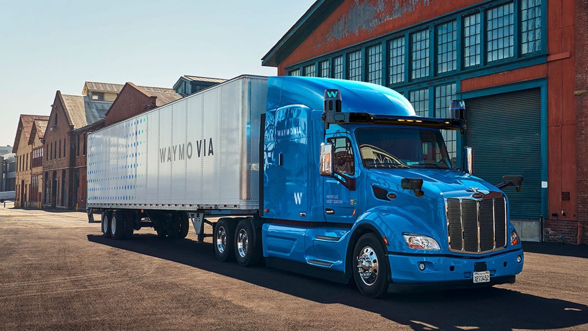 Waymo self-driving semi truck