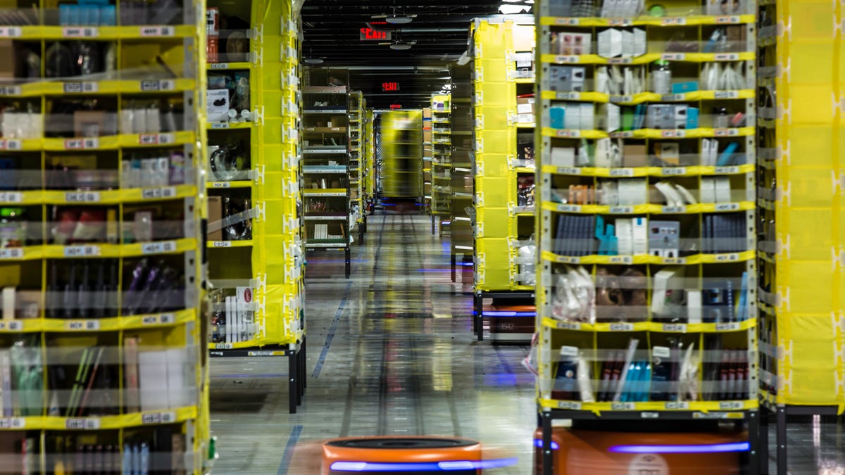 Amazon warehouse shipping fulfillment center