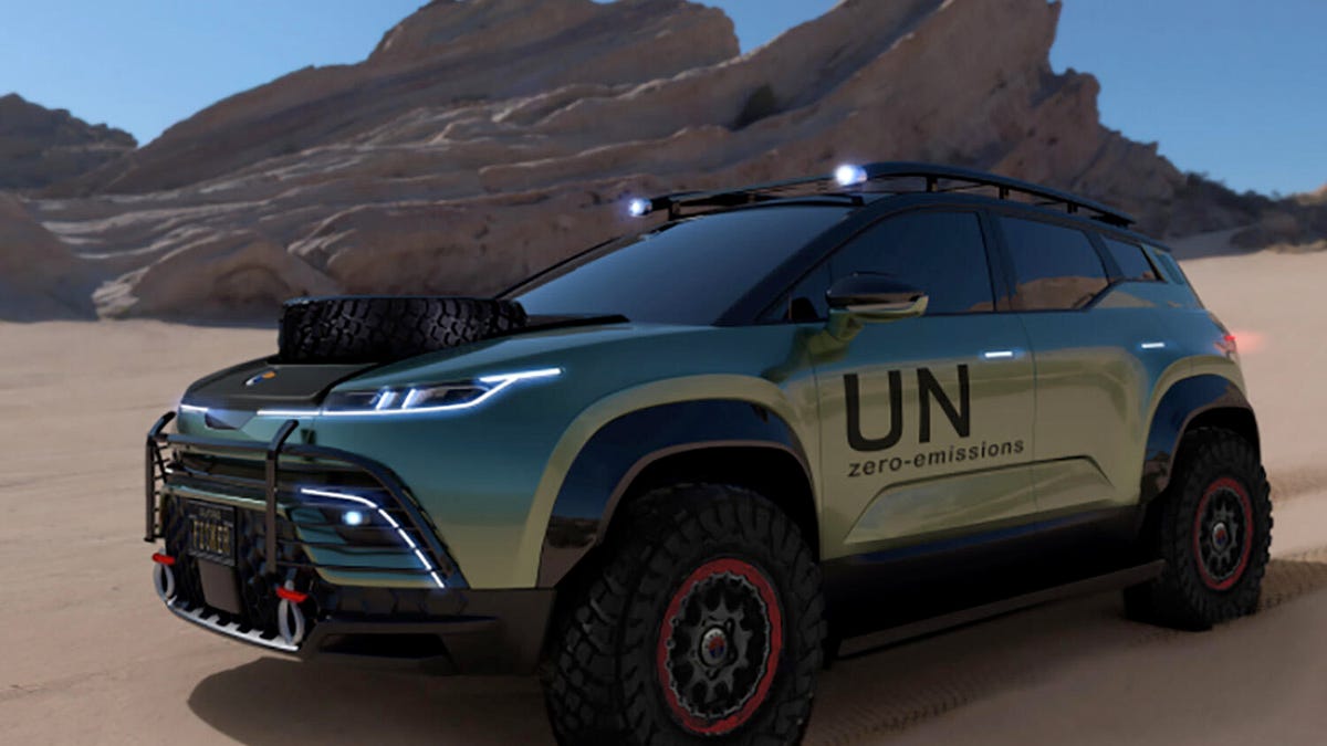 Fisker Ocean rescue vehicle rendering