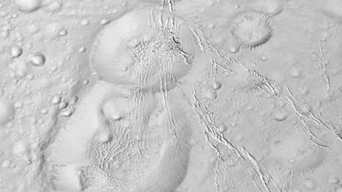 Enceladus north pole