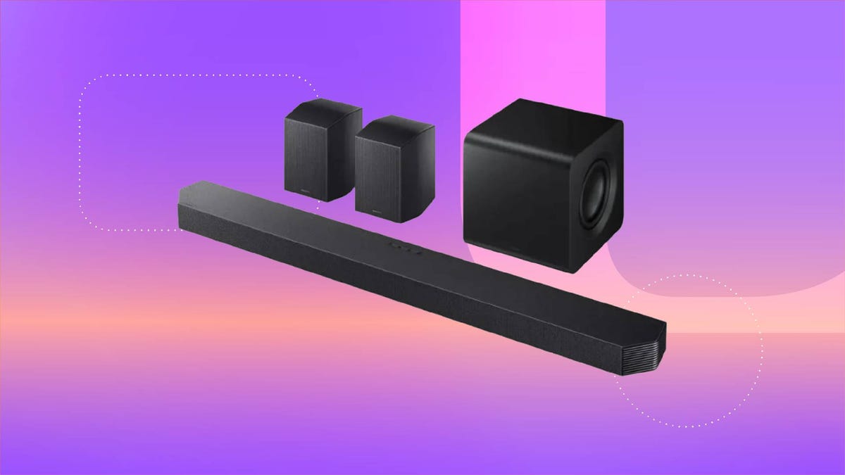 Black soundbar