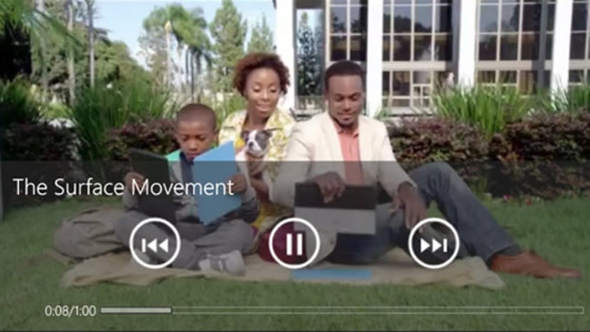 Microsoft's latest YouTube app for Windows Phone.