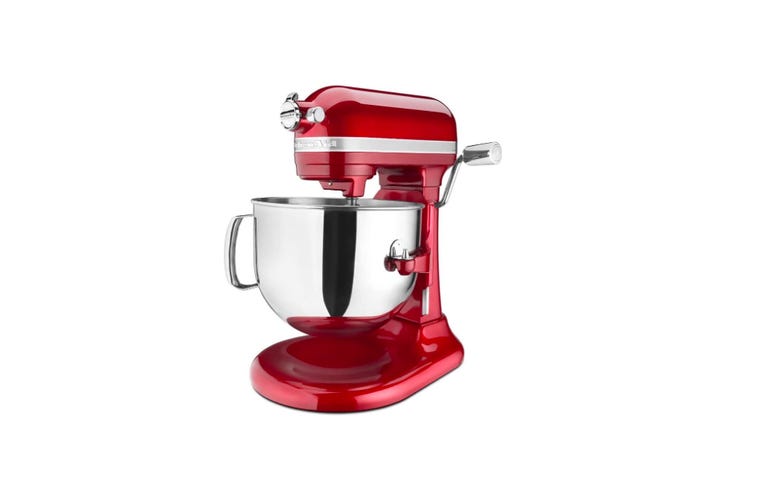stand mixer in red