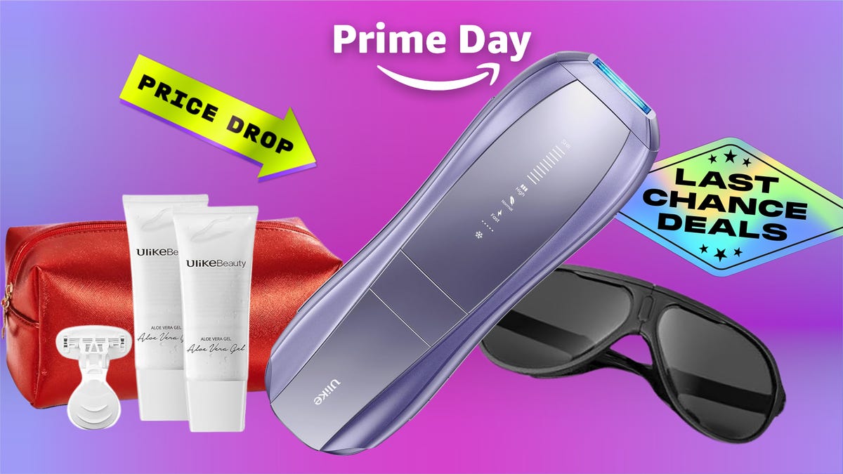 A gift set featuring a hair removal tool, lotion, and other stuff