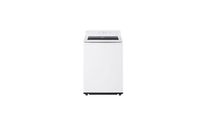 white LG washing machine