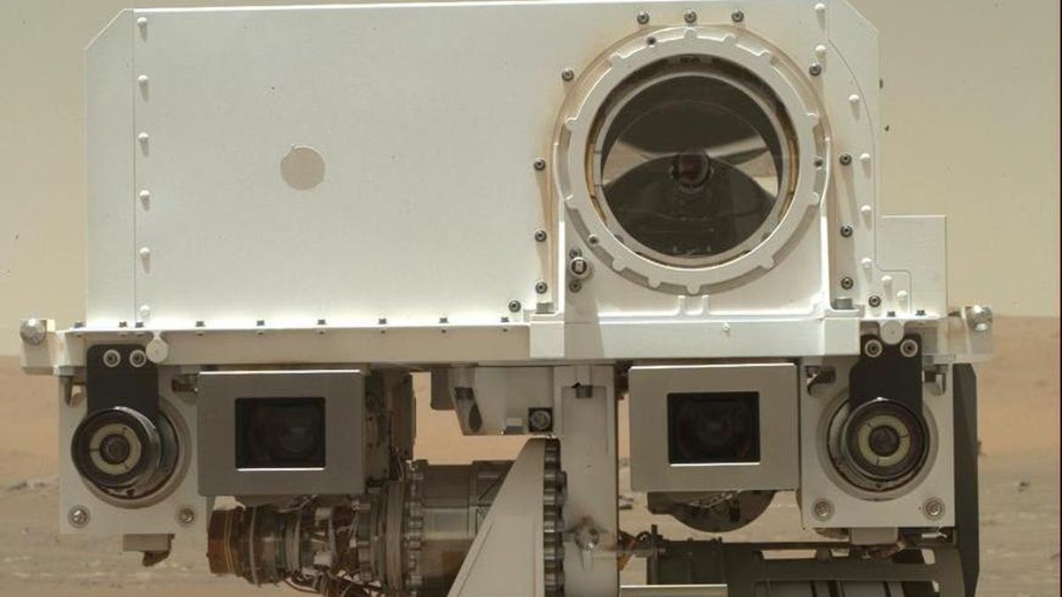 An instrument on the Perseverance Mars rover.