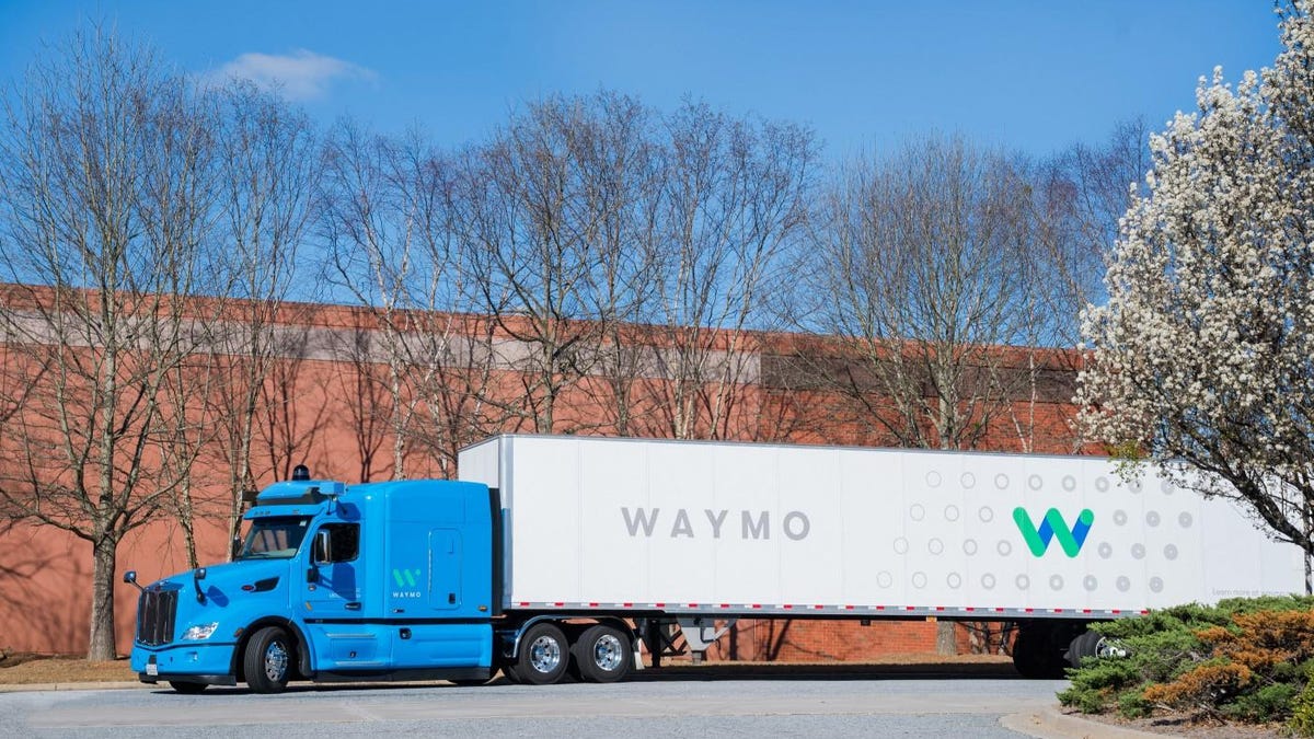 Waymo self-driving tractor trailer