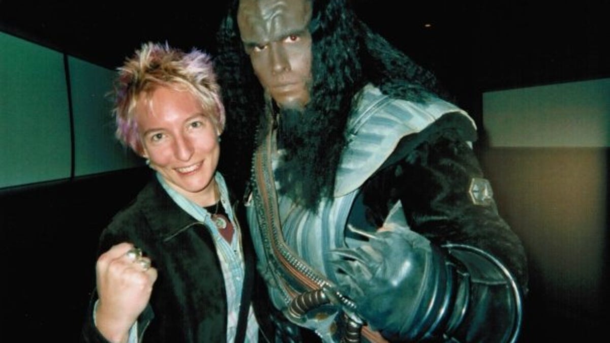 Amanda Kooser with Klingon