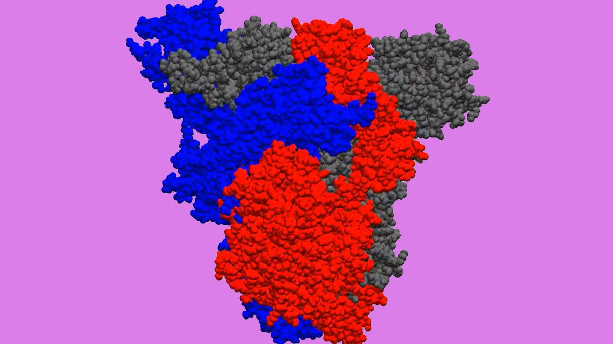 The Folding@home project simulates the interaction of 50,000 atoms in three proteins that make up the new coronavirus' attacking spike structure.