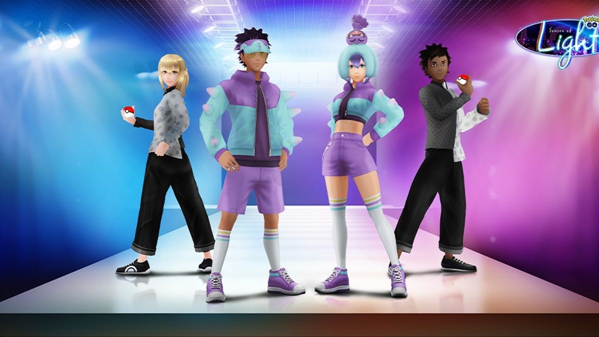 Pokemon Go characters wearing new outfits