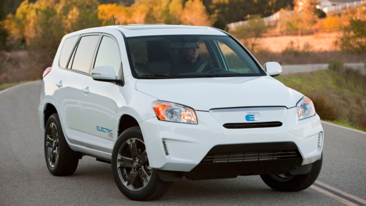 The RAV4 EV, coming to the U.S. this year.