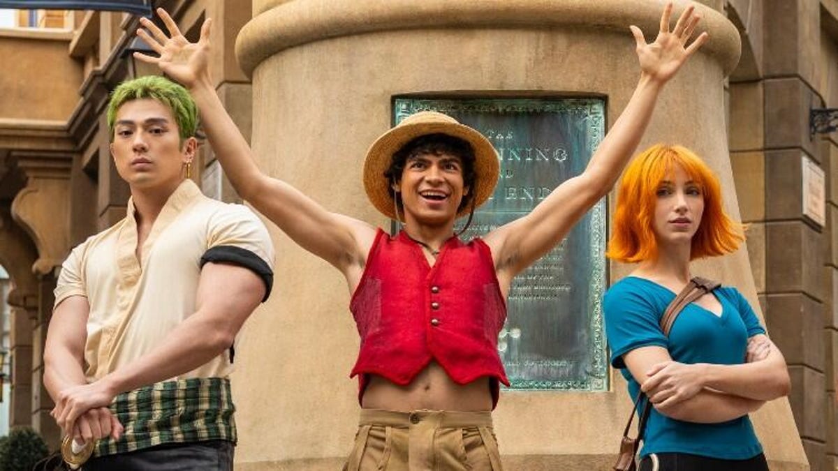 One Piece production still for season two