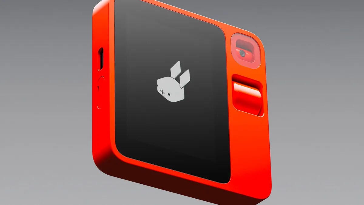 Instead of opening apps to perform desired actions, you talk to the Rabbit R1.