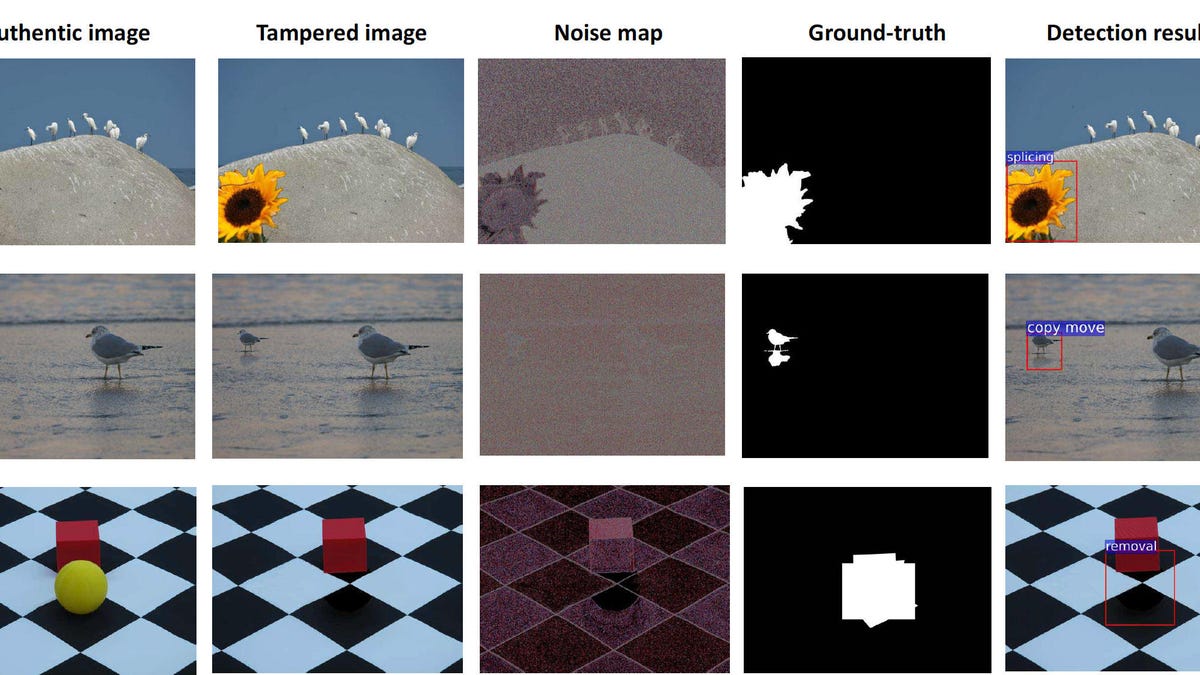 Trained with real real-world tampered images, a neural network learns to spot telltale signs that a photo has been tampered with.