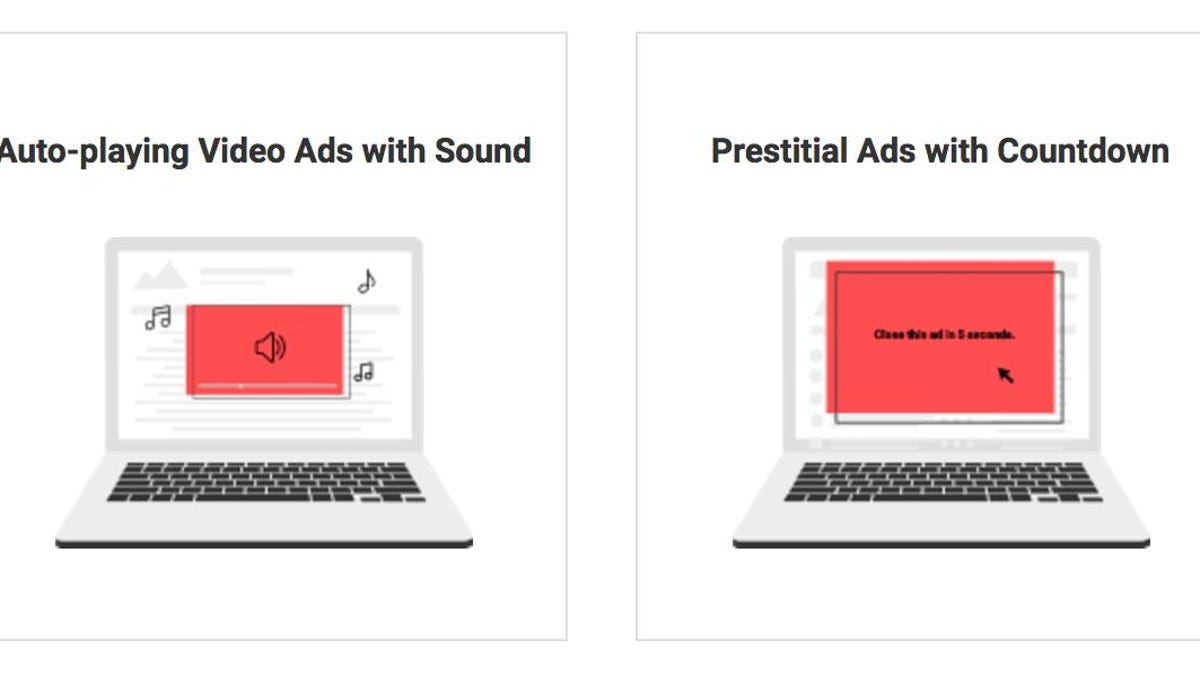 Google Chrome in 2018 will follow the Coalition for Better Ads' standards by blocking several types of intrusive ads.