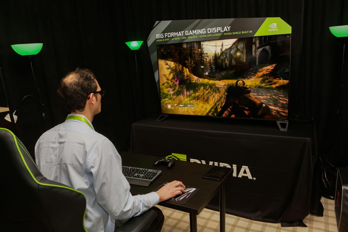 NVIDIA BFGD Big Format Gaming DIsplay CES 2018