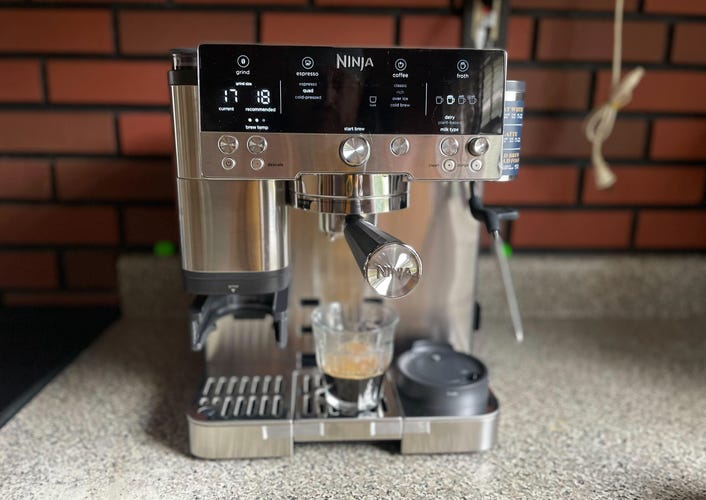 ninja espresso machine on counter