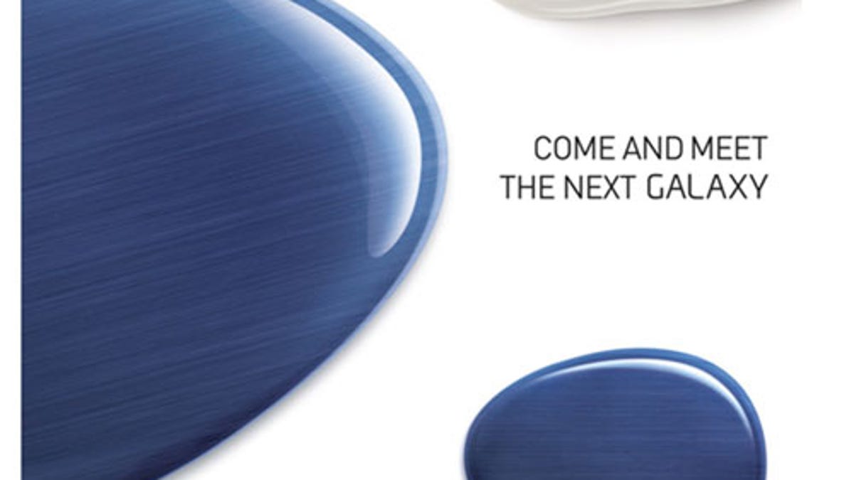 Samsung Galaxy S III invitation