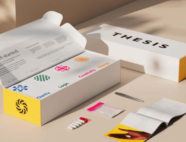 Package of Thesis vitamin supplements