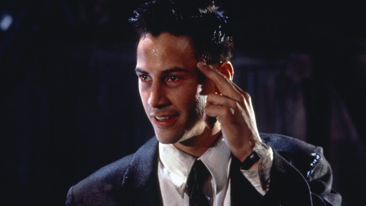 Keanu Reeves in Johnny Mnemonic