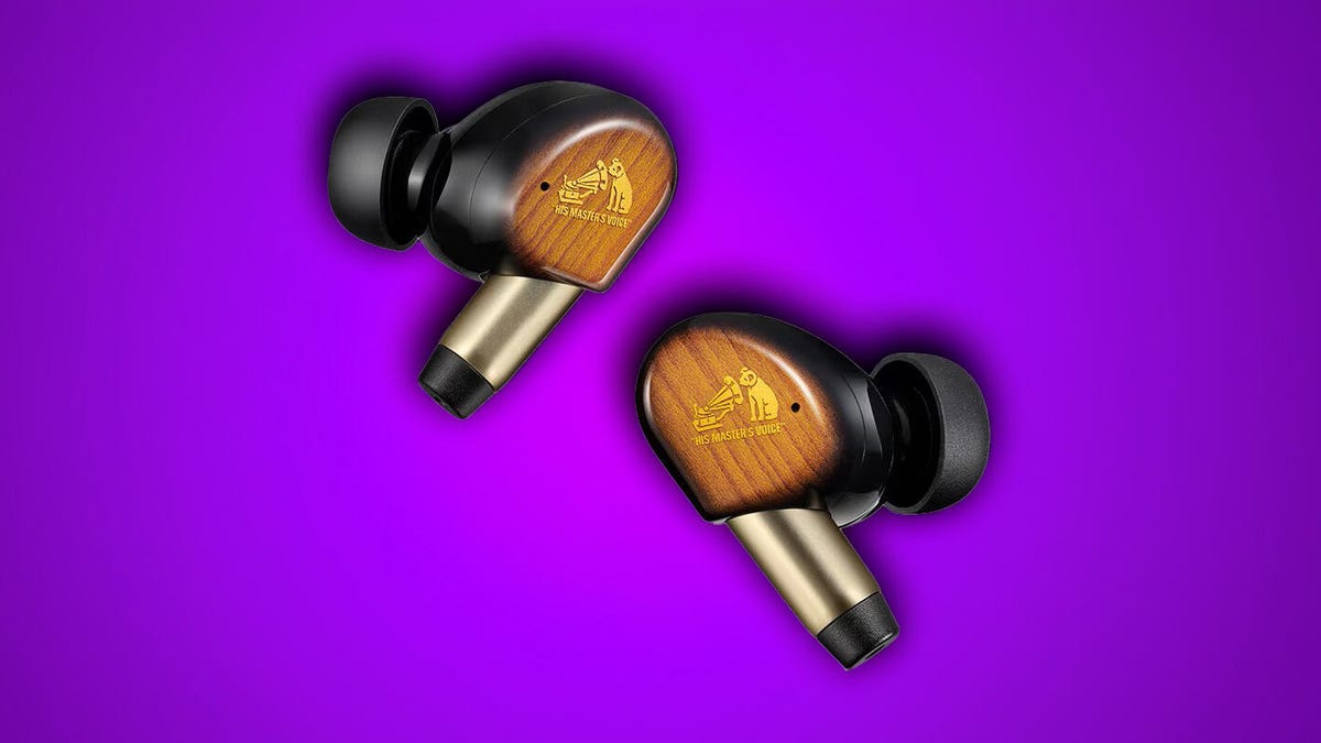 Earbuds with wood cover