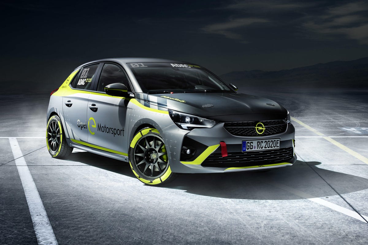 Opel Corsa-e electric rally car