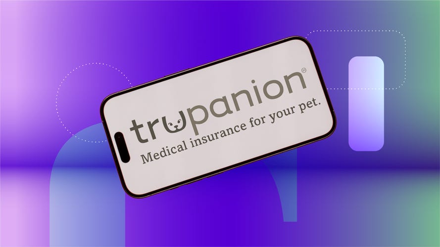Trupanion insurance logo on a smartphone