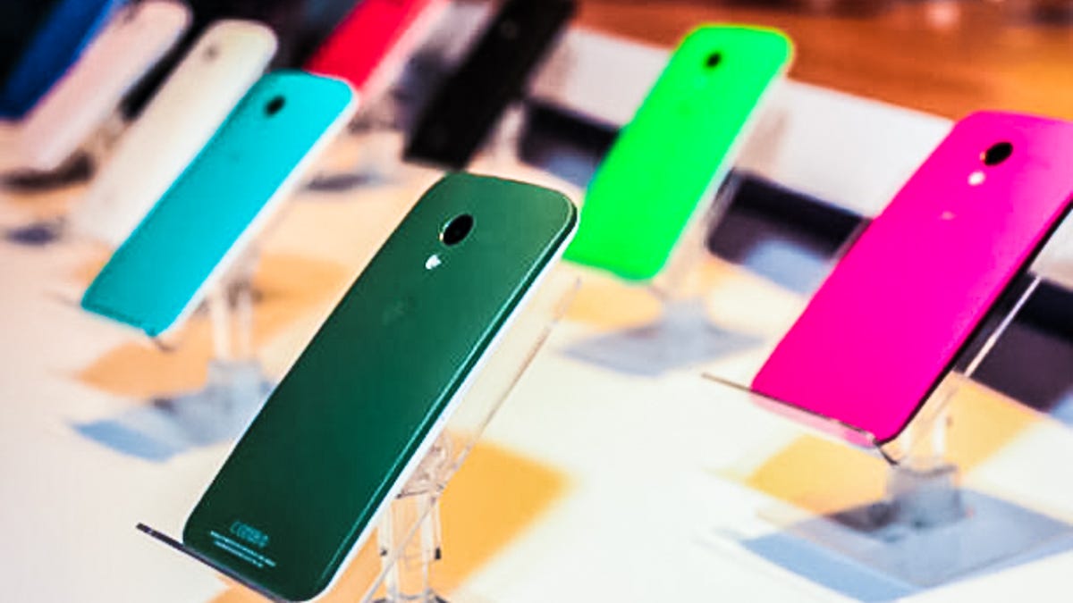 The Moto X runs Android 4.2.2