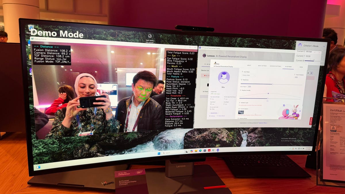 Lenovo AI Personalized Display Concept