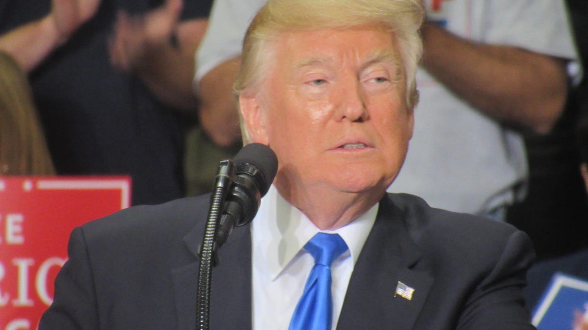 President Trump Holds Rally In Youngstown, Ohio