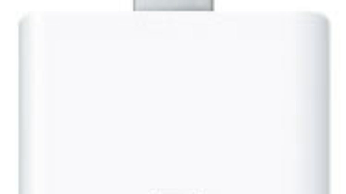 Apple's Lightning to 30-pin adapter.